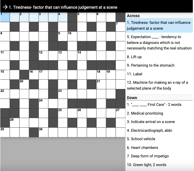 Crossword Puzzle 46 Science & TechEMS World Crossword Puzzle